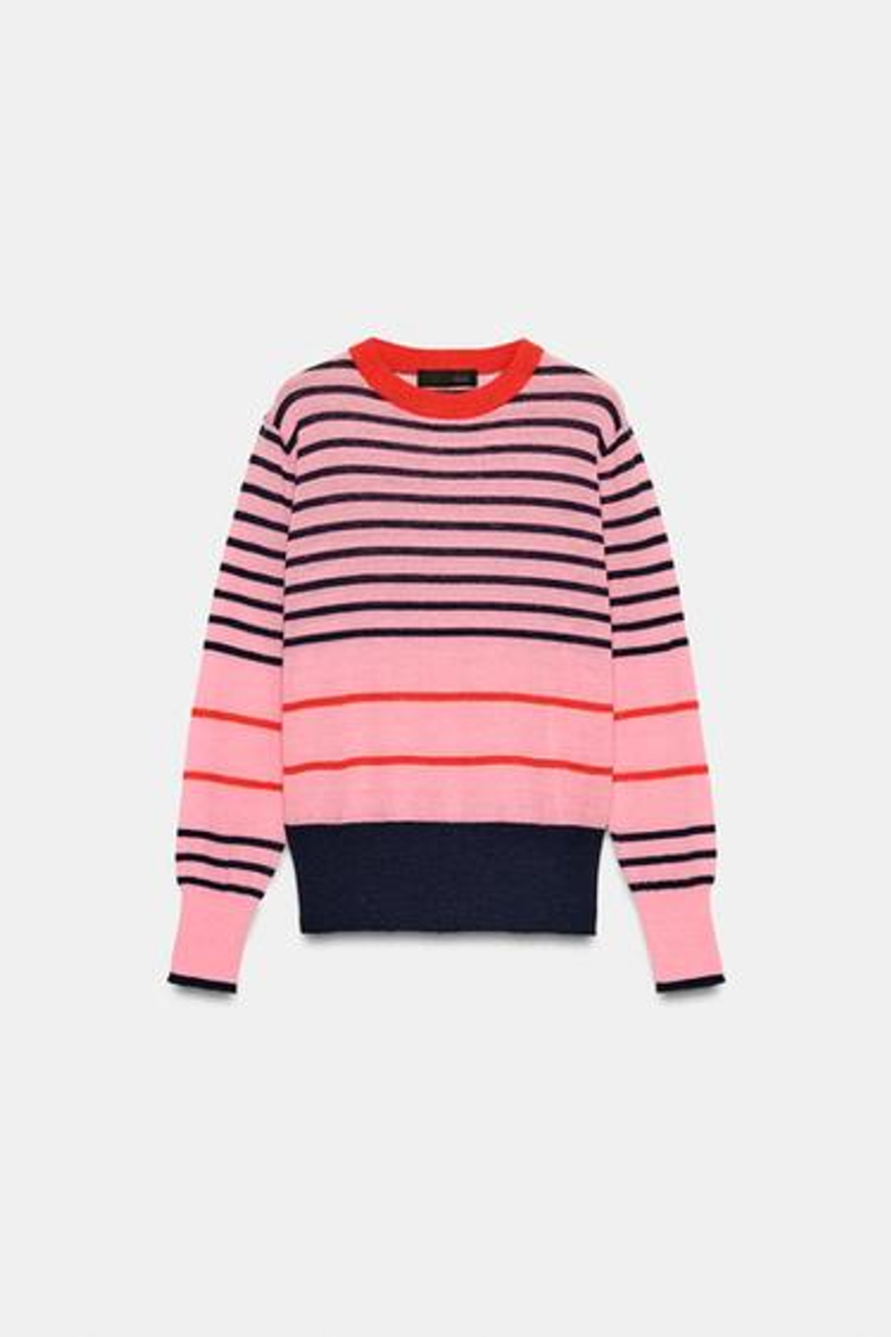 ПОЛОСАТЫЙ ВЯЗАНЫЙ СВИТЕР - ZARA