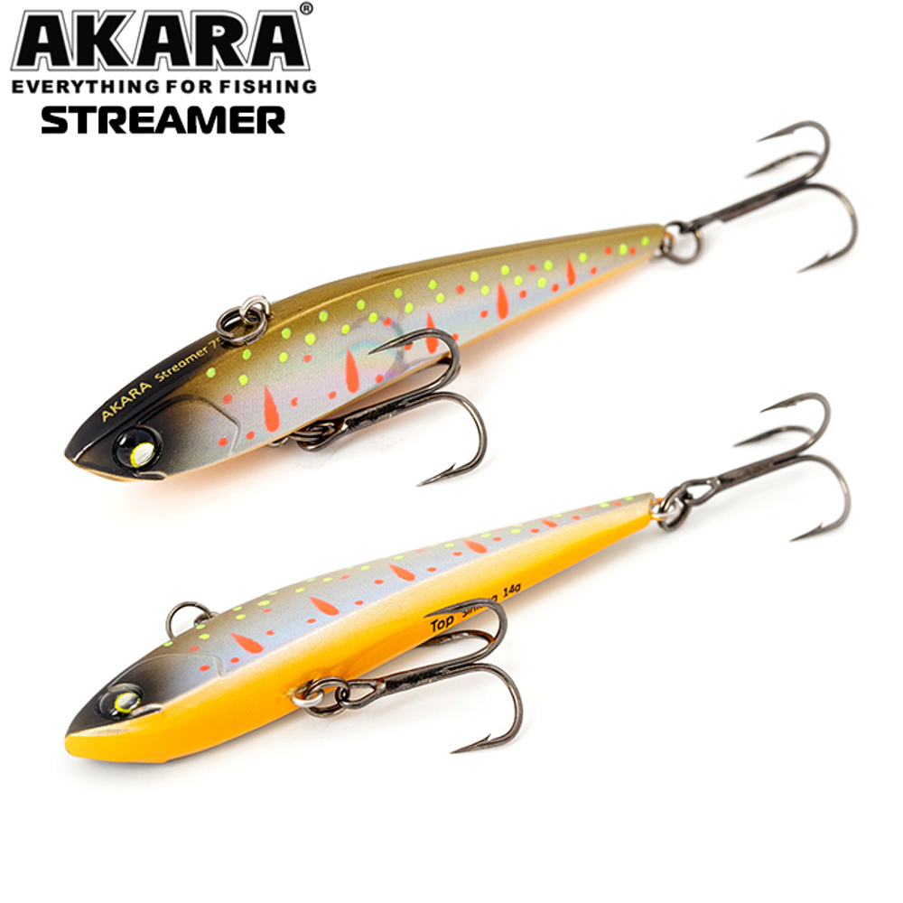 Воблер Akara раттлин Streamer 75 мм 14 гр. (1/2 oz 2,9 in) A110