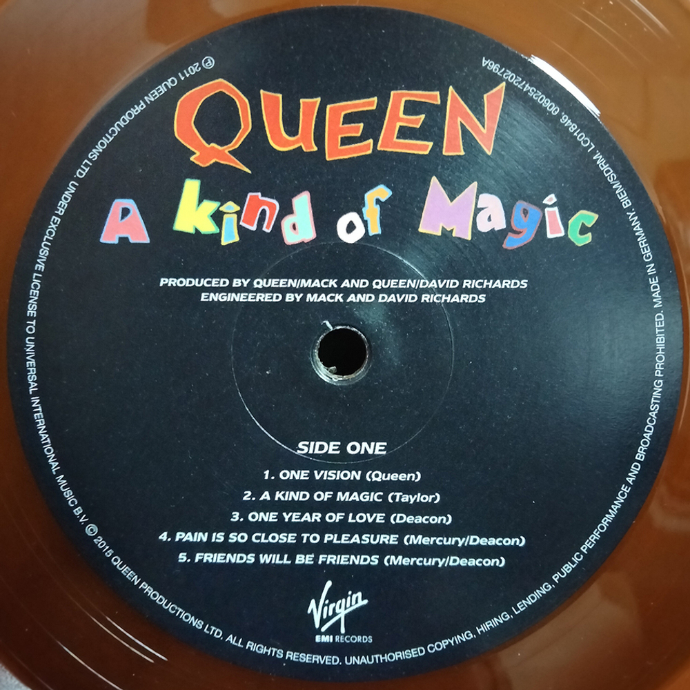 Queen / A Kind Of Magic (Coloured Vinyl)(LP)