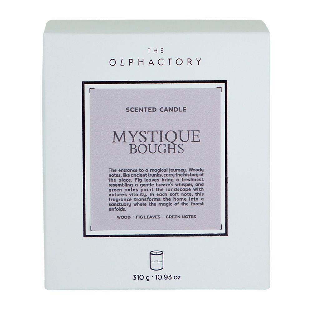 Свеча ароматическая The Olphactory, White Insignia, Mystique Boughs, 60 ч