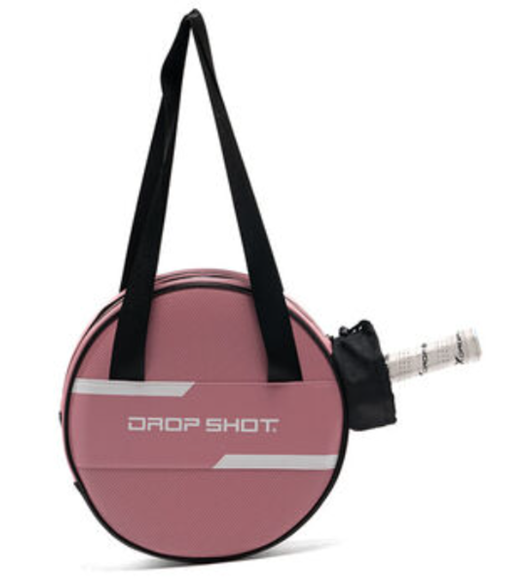 Элегантная сумочка для пляжного тенниса круглая розовая Drop Shot