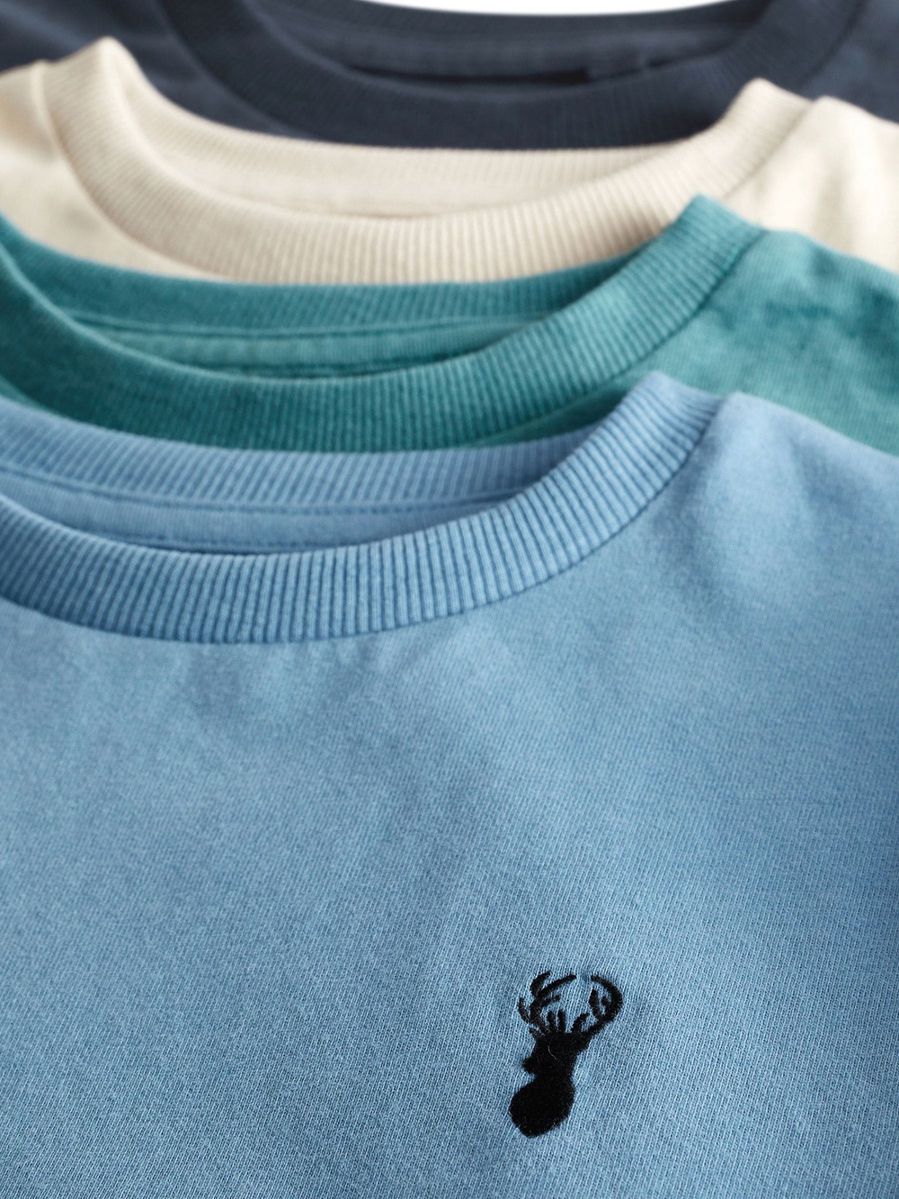 Футболка для мальчика Next M86-454, 4 шт., Голубой, Зеленый, Темно-синий