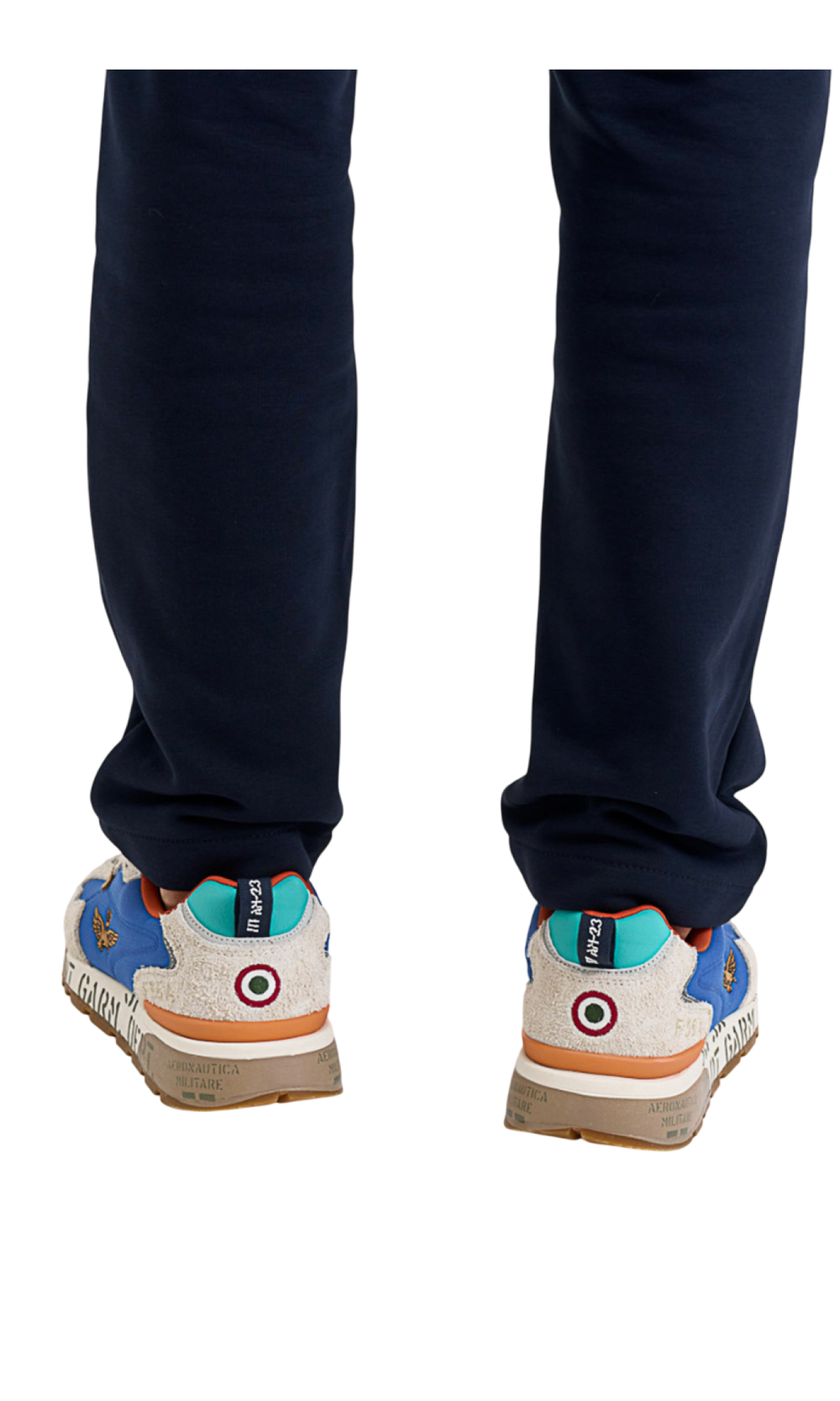 Кроссовки муж. AERONAUTICA 276 бело-синие