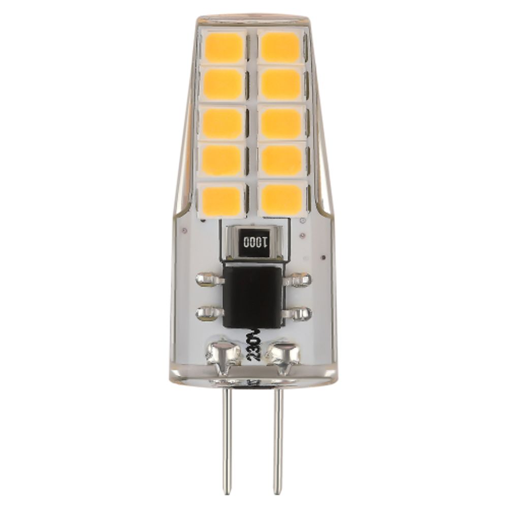 Лампа светодиодная ЭРА STD LED JC-2,5W-220V-SLC-840-G4 2,5Вт силикон капсула нейтральный белый свет G4 | Лампы cветодиодные Капсульные (G4, G9)