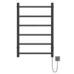 Полотенцесушитель MIXLINE VEGA  80х50 (таймер, 289 Вт, 6 перекладин) электрический ЧЕРНЫЙ