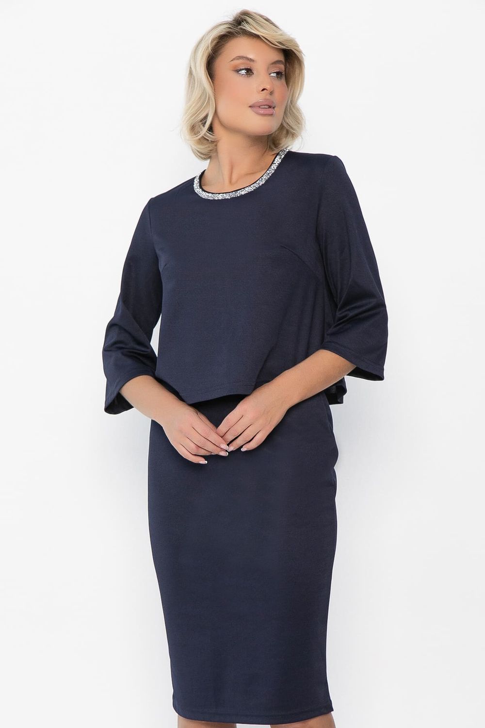 Костюм Леди люкс (синий) К14047-10М LT Collection