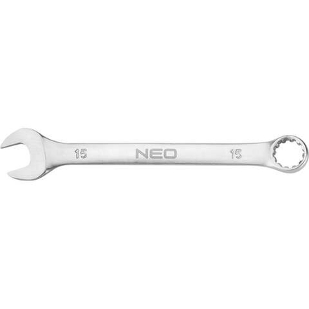 Ключ комбинированный NEO TOOLS 15x190 мм, CrV, DIN3113 09-659