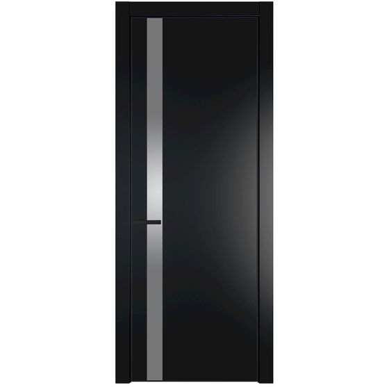 Profil Doors 18PA блэк профиль чёрный матовый стекло серебро матлак