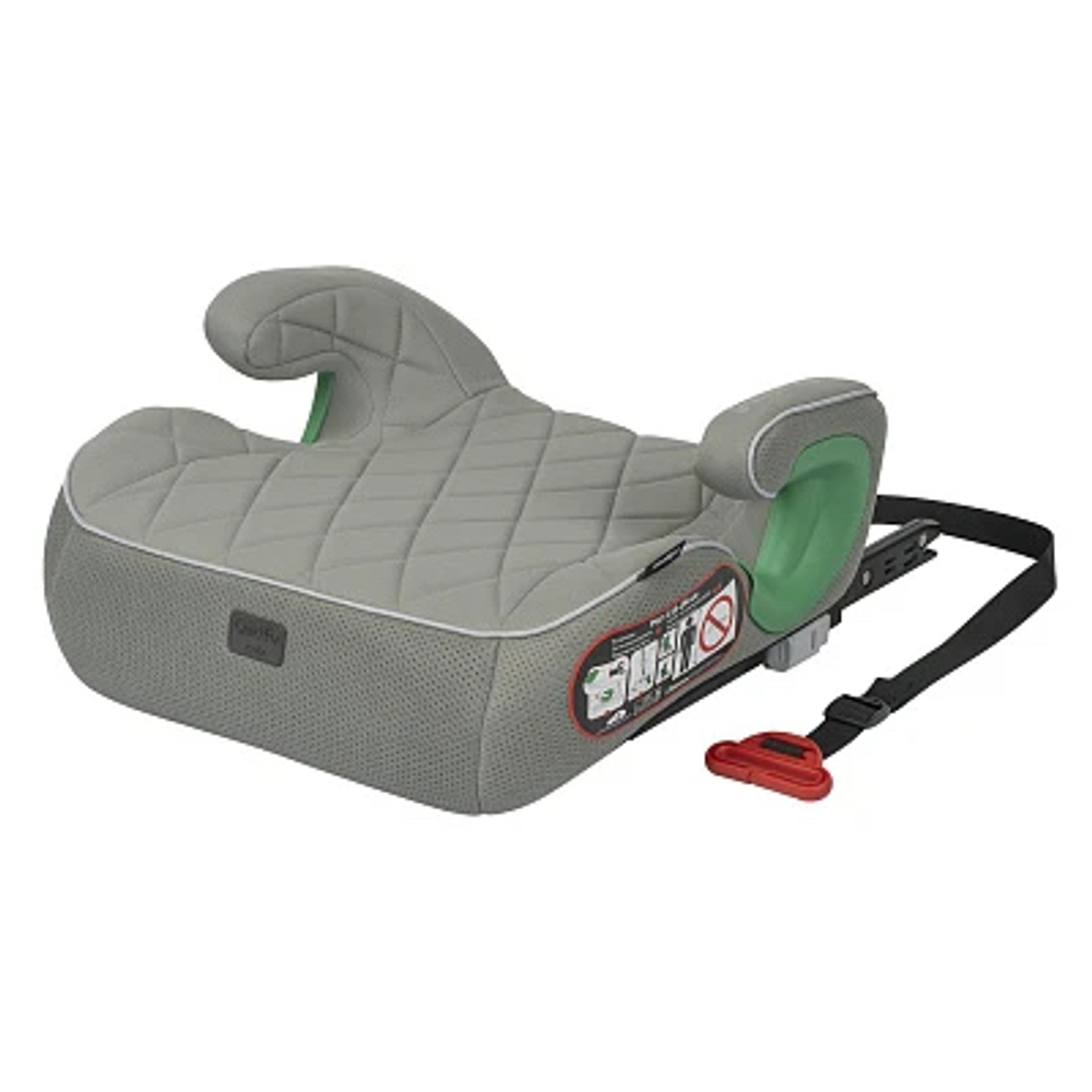 Автокресло бустер Indigo QuickFix Isofix группа 3 (22-36кг) зеленый-зеленая сетка