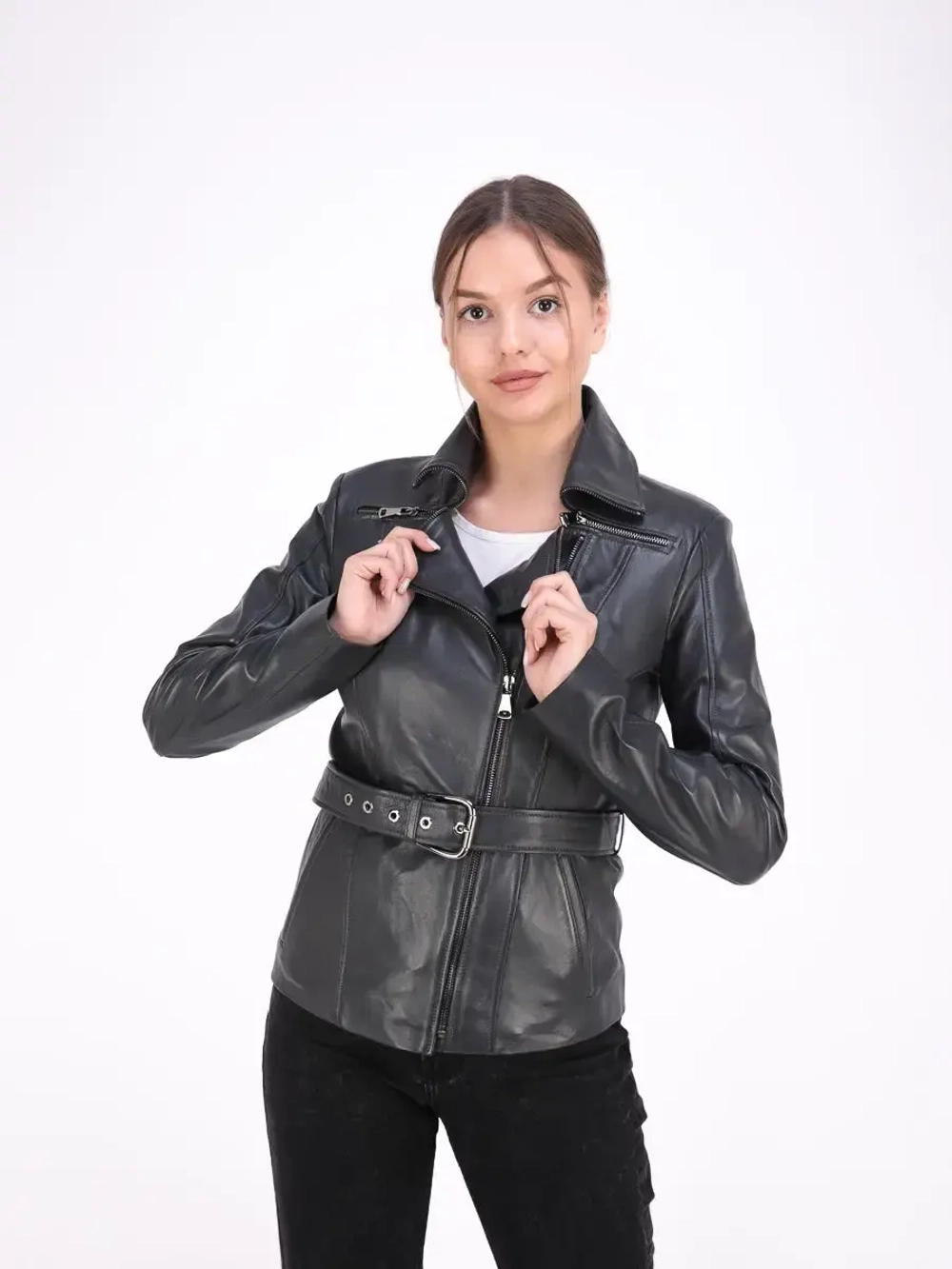 Куртка женская из натуральной кожи