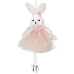 GAEM Изделие декоративное подвесное "Зайка" (блок 12шт), L4 W3 H11 см, 2в.