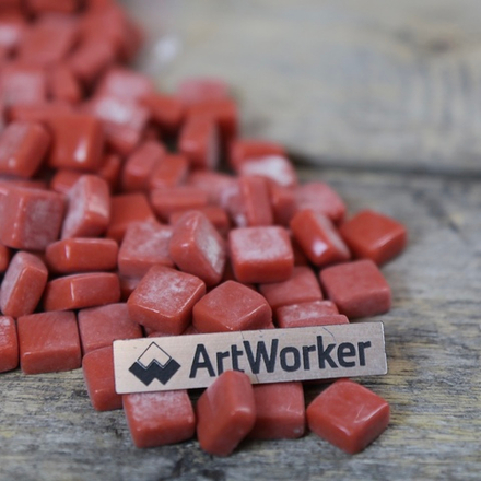 FLORY12 AW009 Стеклянная мозаика 12х12 мм, 0,5 кг