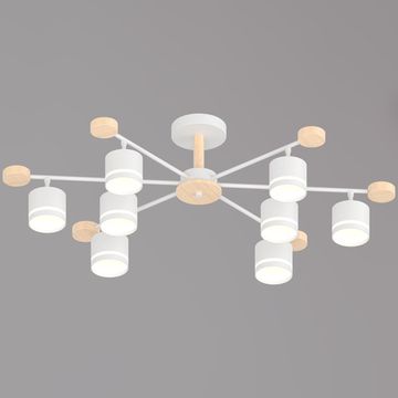 78730-0.3-08 GX53 WH+WOOD светильник потолочный