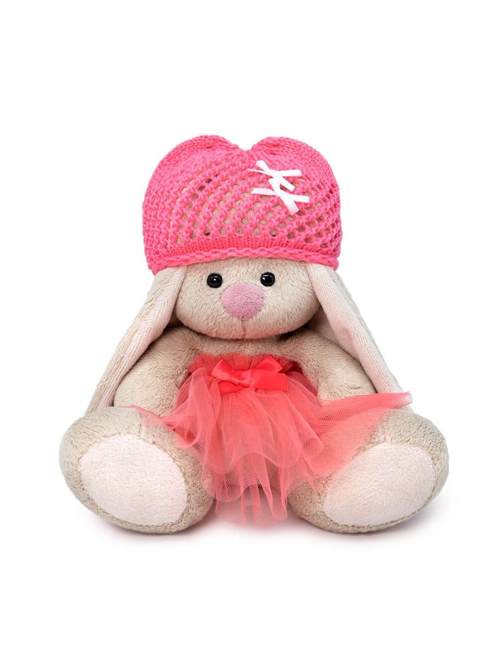 Мягкая игрушка Зайка Ми в юбке из сетки 15 см