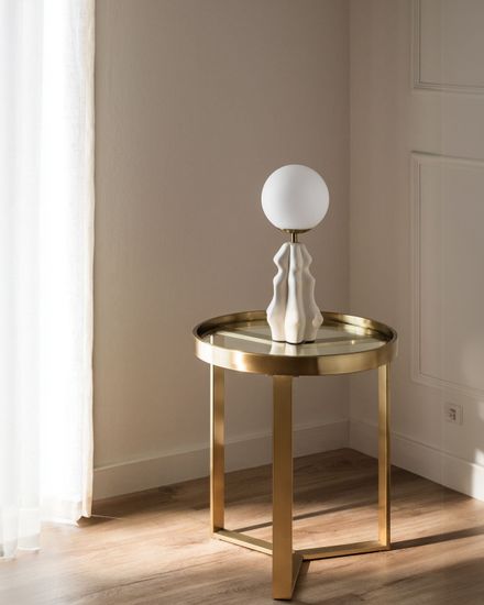 Золотой приставной столик “Ульм”