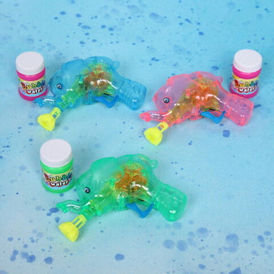 Мыльные пузыри «Слоник- пистолет» 13х13 см (80 мл), микс цветов