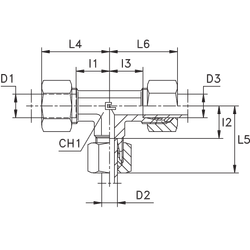 Соединение PRT DL08 06 08 (в сборе)