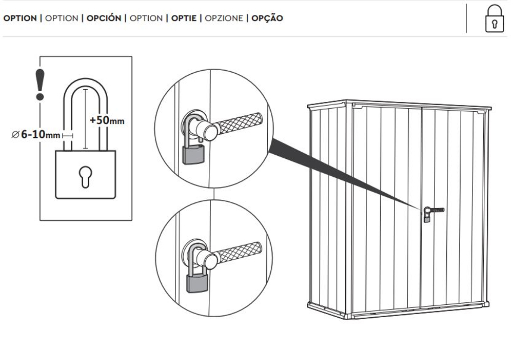 Уличный шкаф пластиковый Keter Deco Vertical 1400 л narrow brown