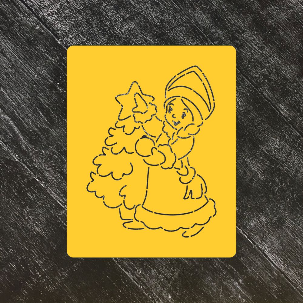 Трафарет №16 Кот художник