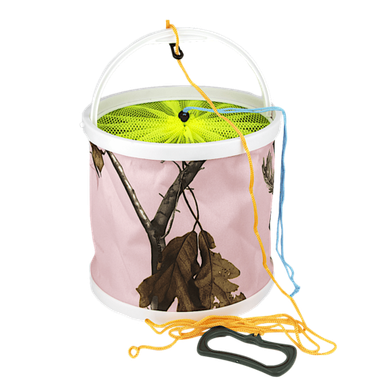 Ведро складное Большое без крышки с сеткой 23х24см цвет в Ассортименте