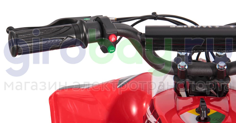 Детский электроквадроцикл WHITE SIBERIA SNEG LETO R 1000W - Красный фото 8 фото №13