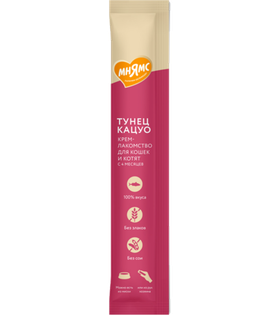 Мнямс Крем Лакомство с тунцом Кацуо 15гр.