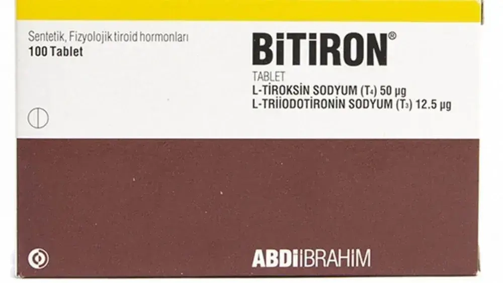 Abdiibrahim - Bitiron 50 mcg/12.5 mcg 100 tablets