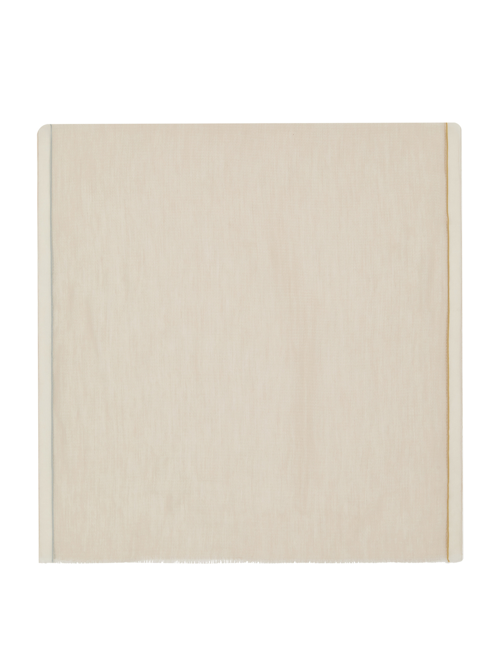 Stole cashmere creamy white color