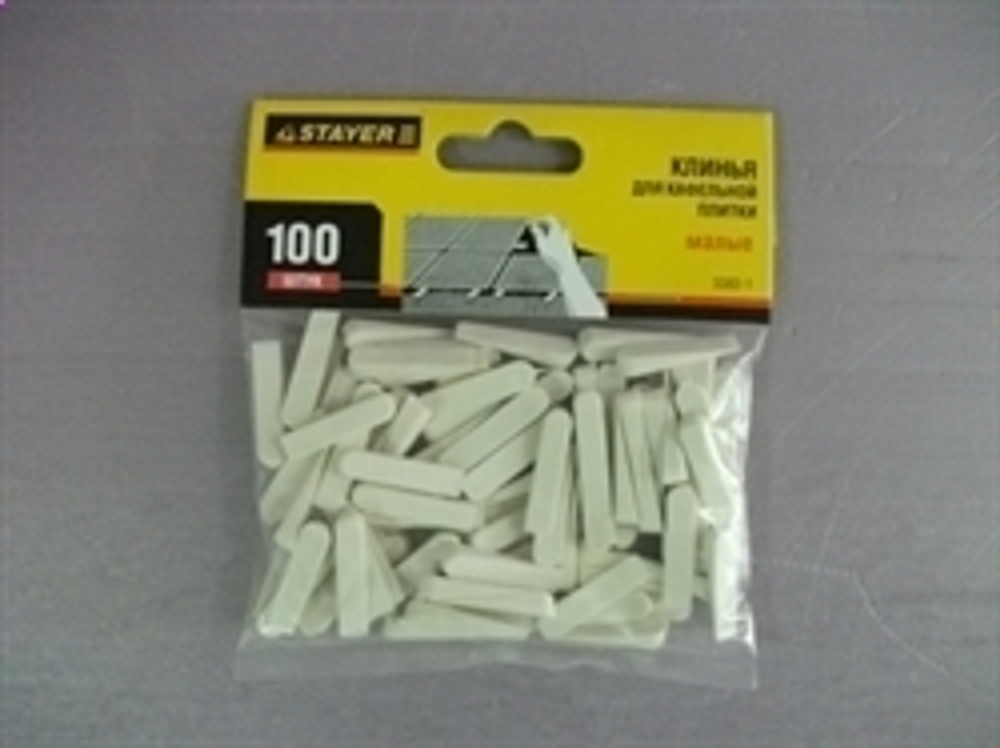 Клинья STAYER для кафеля, 6мм. (100шт./70уп.)