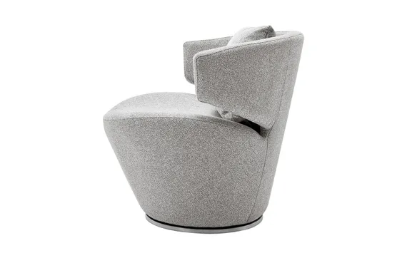 Крутящееся кресло Remy серое | Купить в Hallberg.ru