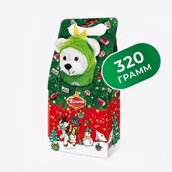 Набор сладостей новогодний ЯШКИНО Сумочка с игрушкой (Кор) 320г