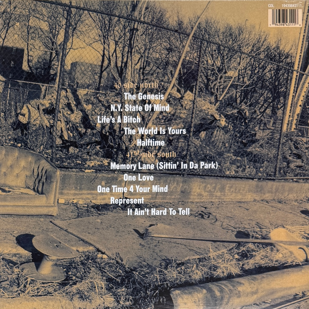 Nas ‎– Illmatic (Европа 2021г.) Clear Т