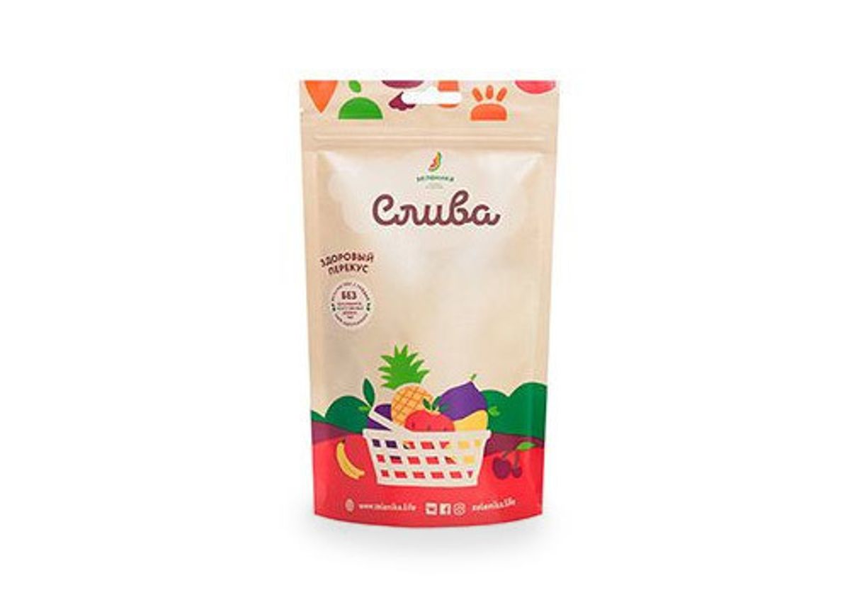 Здоровый фруктовый перекус из сливы, 20г