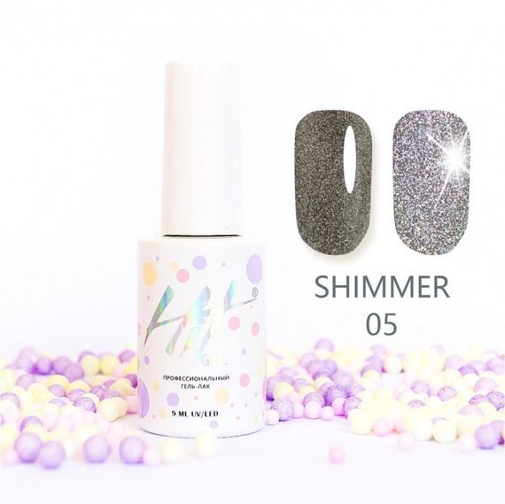 Гель-лак ТМ &quot;HIT gel&quot; №05 Shimmer, 9 мл