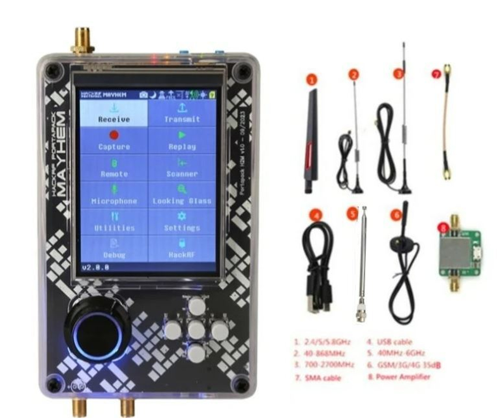 HackRF one + Portapack H2M Kit-4