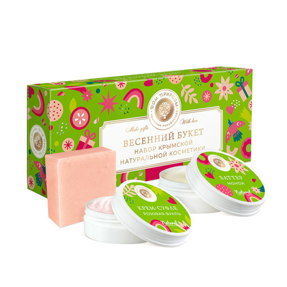 Подарочный набор миниатюры Весенний букет, 190 г (6,74 б)