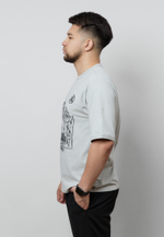 Футболка оверсайз ALMATY MS LIGHT GREY