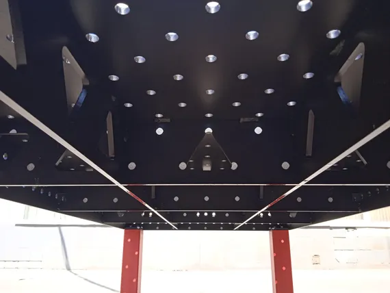 Сборочно-сварочный стол из стали c отверстиями D16, Слот-Стол