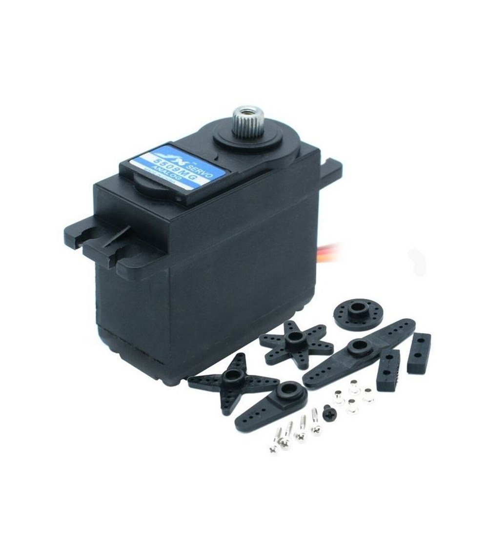 Сервомашинка JX Servo PS-5509MG, стандартная, 55.6г, металлические шестерни, для радиоуправляемых моделей