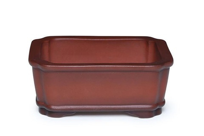 Премиальный неглазурованный горшок для бонсай от Мастера Чжана (исинская керамика) |12.5* 9.5*5.0