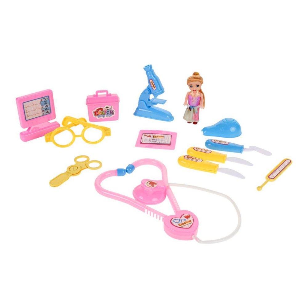 Набор Доктора, розовый, блистер M505-16