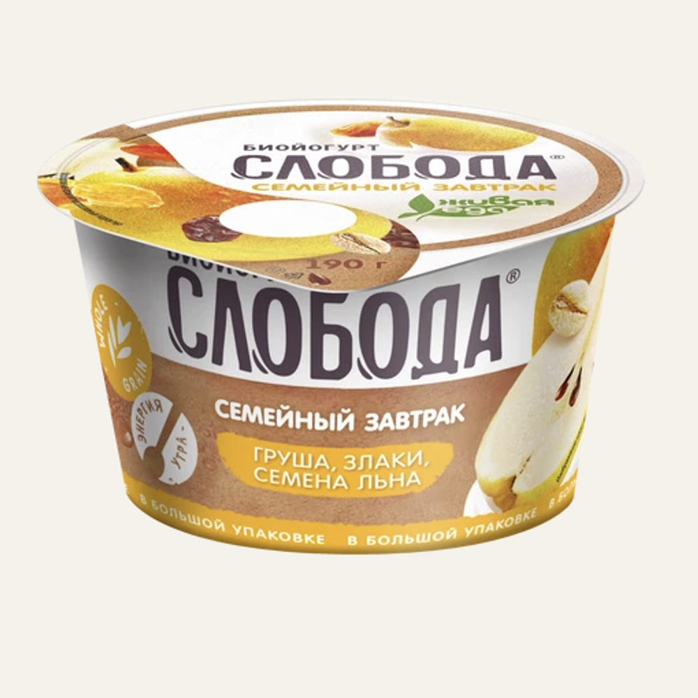 Биойогурт «Слобода» «Семейный завтрак», с лактобактериями L.casei 5,0%