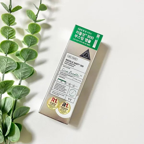 (Набор) Сыворотка-бустер с микроиглами в саше VT Cosmetics Reedle Shot 300 Facial Boosting First Ampoule, 2мл х 6шт