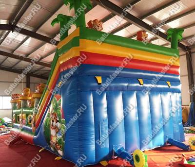 Коммерческий батут "Тигриная страна 2", 10*5*5,5 м