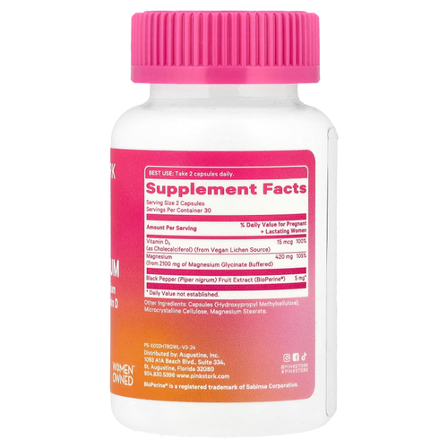 Pink Stork, Магний`` 60 капсул