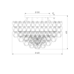 Потолочная люстра Bogates CAPPIO 380/8 4690389209123