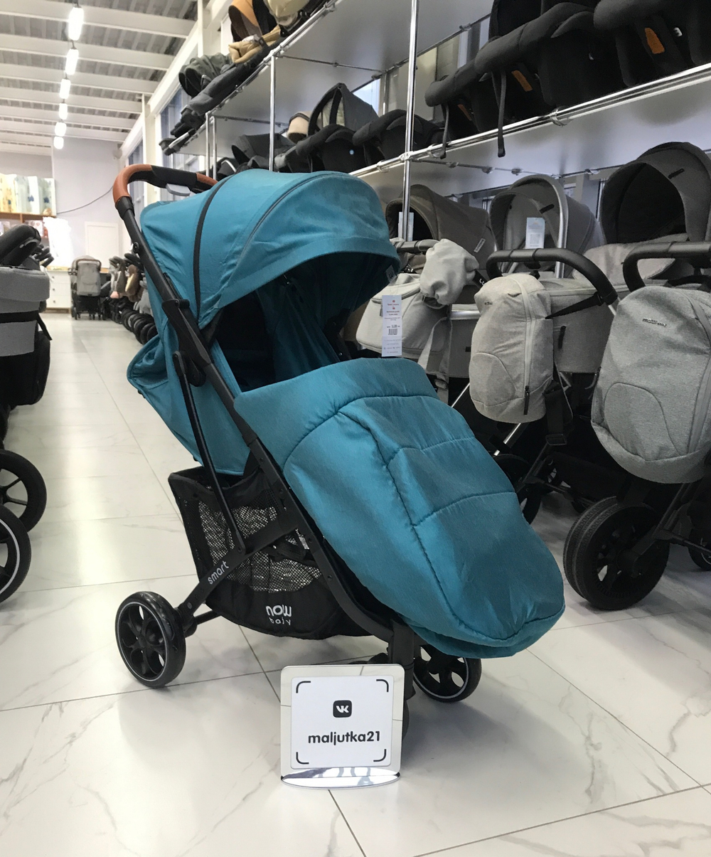 Коляска детская MOWBaby "SMART" MB101 Aqua