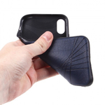 Чехол ТПУ под кожу для iPhone XS Max, 011178 Синий