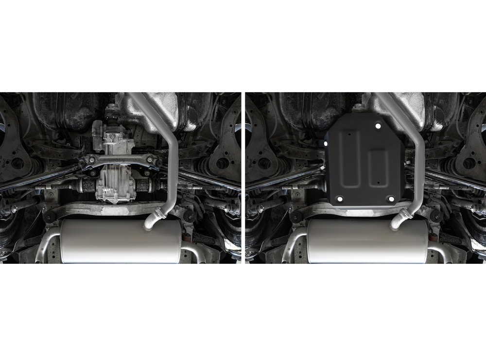 Защита редуктора Rival для Haval Jolion 4WD 2021-н.в./H3 РКПП 4WD 2024-н.в., сталь 1.4 мм, с крепежом, штампованная, 111.9430.1
