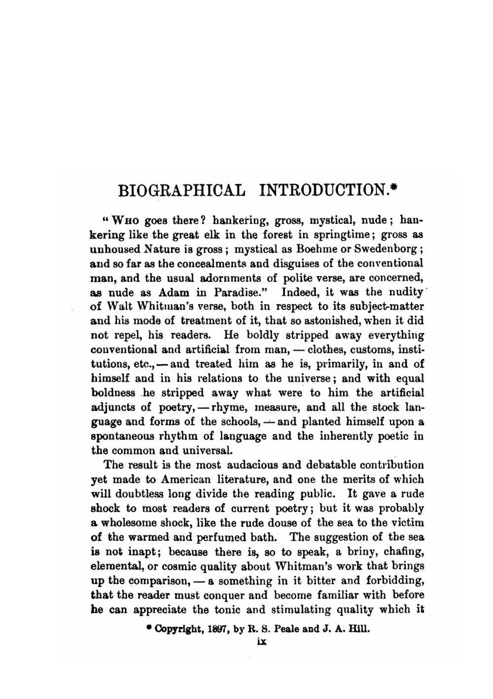 The poems of Walt Whitman. Leaves of grass | Whitman Walt